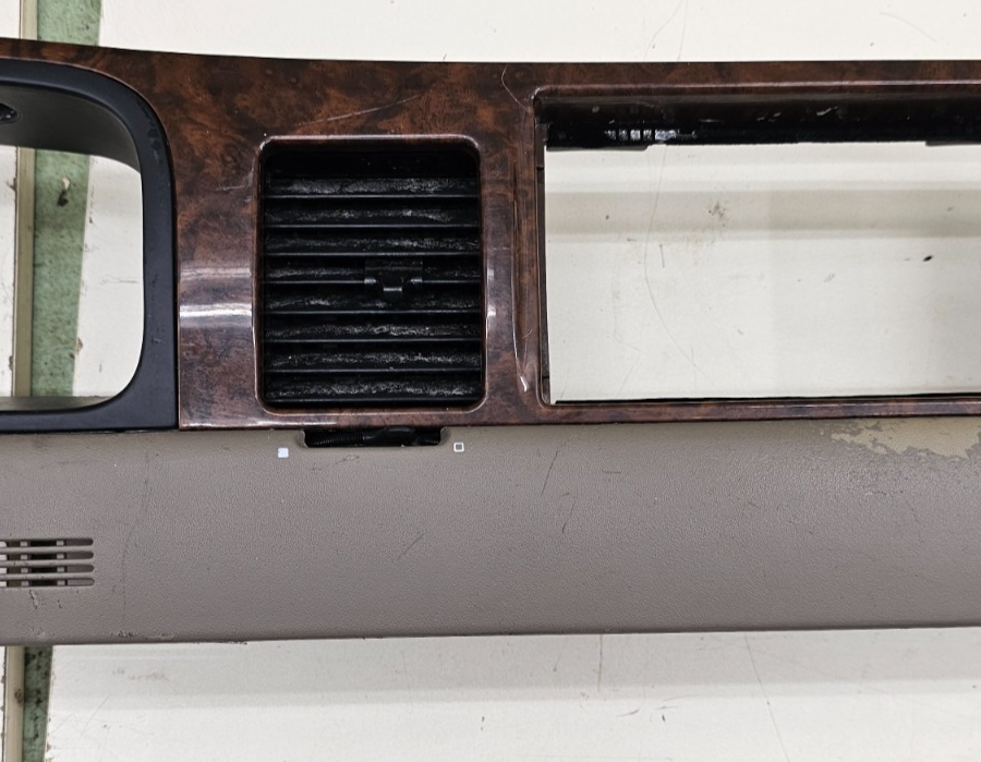 🔥98-02 Town Car Dash Speedometer Instrument Cluster Bezel Trim Panel Wood/Tan