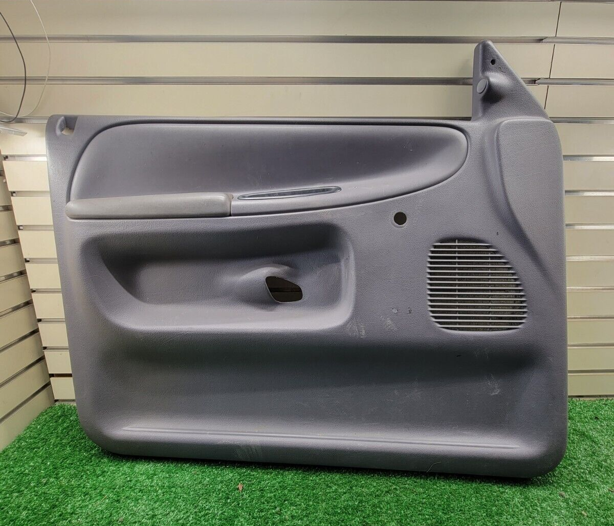 🔥94-97 Dodge RAM 1500 Interior DOOR Panel Front LEFT Driver GRAY Pickup TruckD9