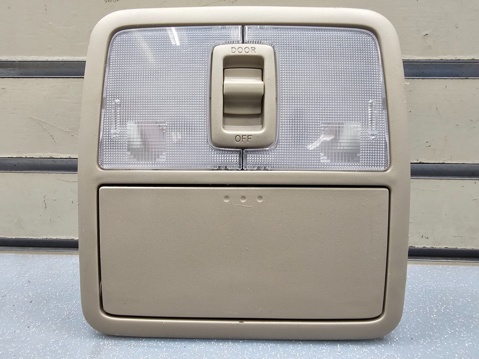 🔥06-12 Toyota Rav4 Roof Overhead Console Dome Map Light Storage Assembly Tan