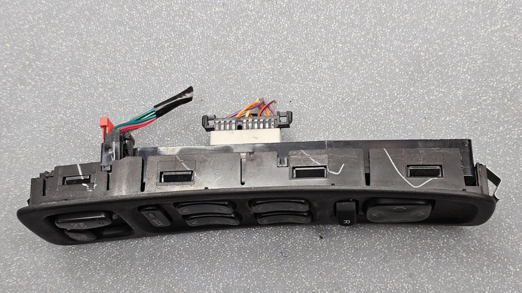 98-04 Deville Seville Left Driver Master Window Door Power Switch Assembly Black