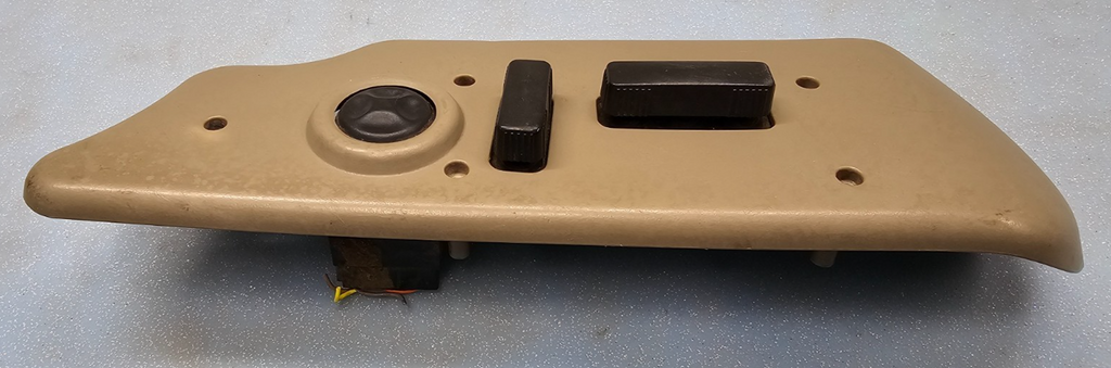 🔥03-06 SILVERADO SIERRA FRONT DRIVER POWER SEAT ADJUSTER HEAT SWITCH BEZEL TAN