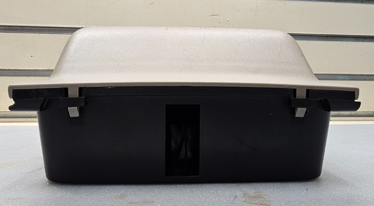 🔥04-08 FORD F-150 F150 CENTER CONSOLE REAR DUAL CUP DRINK HOLDER BLACK/TAN