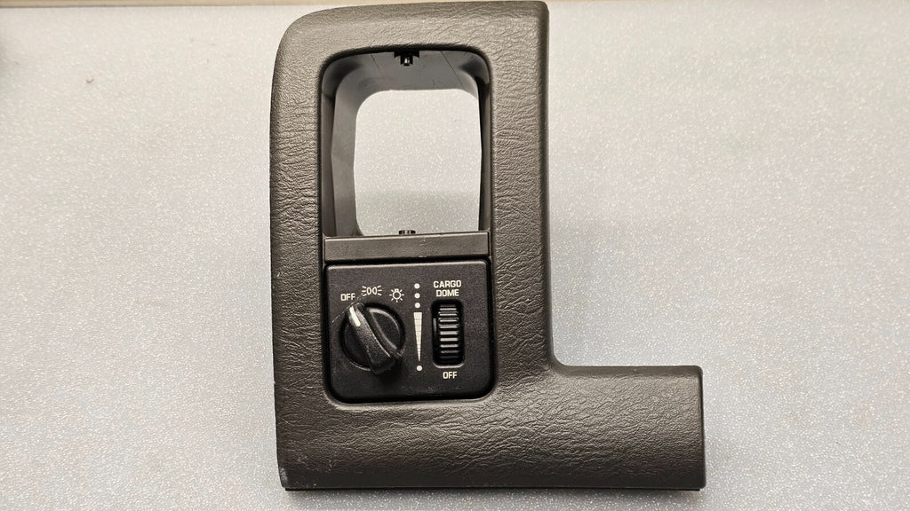 02-05 Dodge RAM Dash Front Left Driver Headlight Switch Bezel Air Vent BLACK VT7