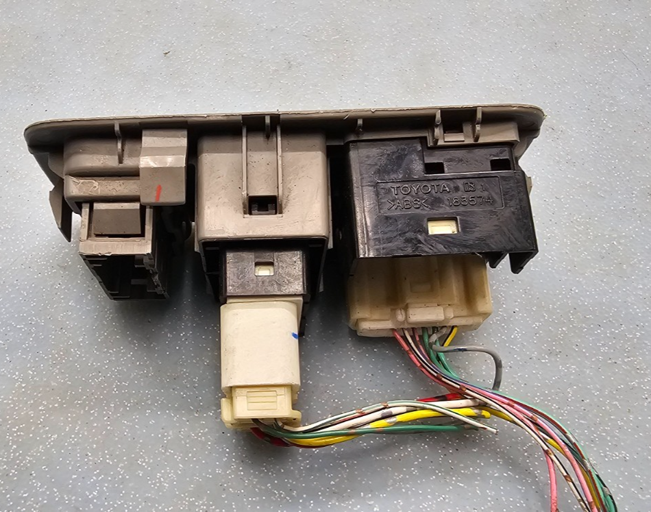 🔥04-16 Sienna Yaris Sequoia Scion tC Dash Mirror Control Switch Assembly Tan