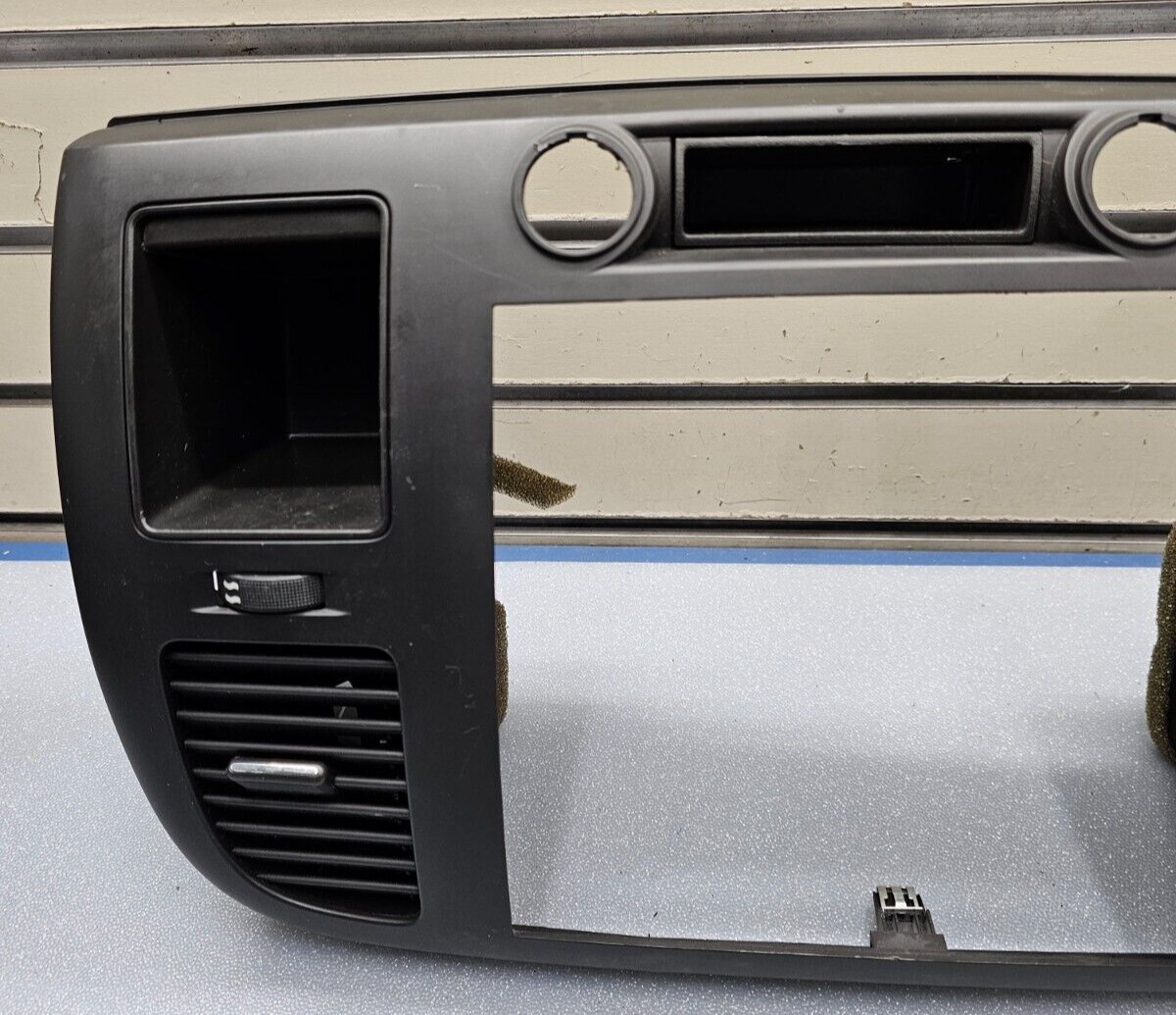 🔥07-14 Silverado SIERRA Center Dash Radio Bezel AC Climate Trim Panel BLACK B6
