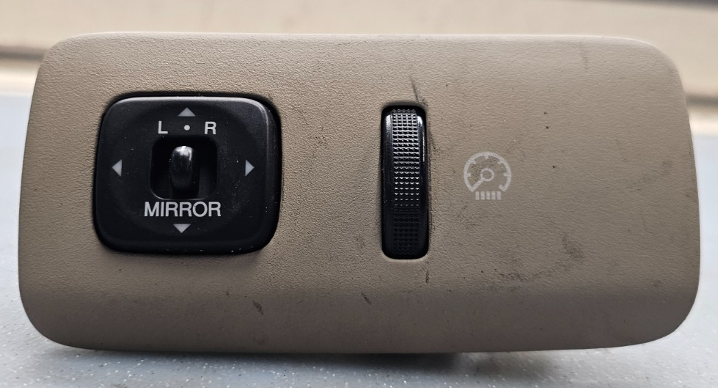 🔥02-06 LEXUS ES300 ES330 DASH MIRROR POWER SWITCH CONTROL DIMMER LIGHT TAN OEM