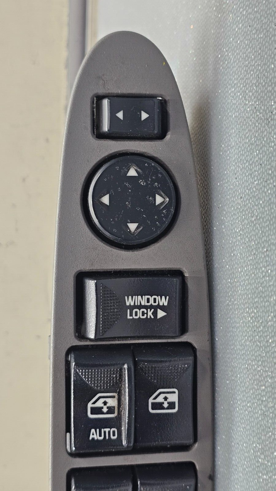 🔥02-07 Rendezvous Impala Left Driver Master Power Window Door Switch Lock Gray
