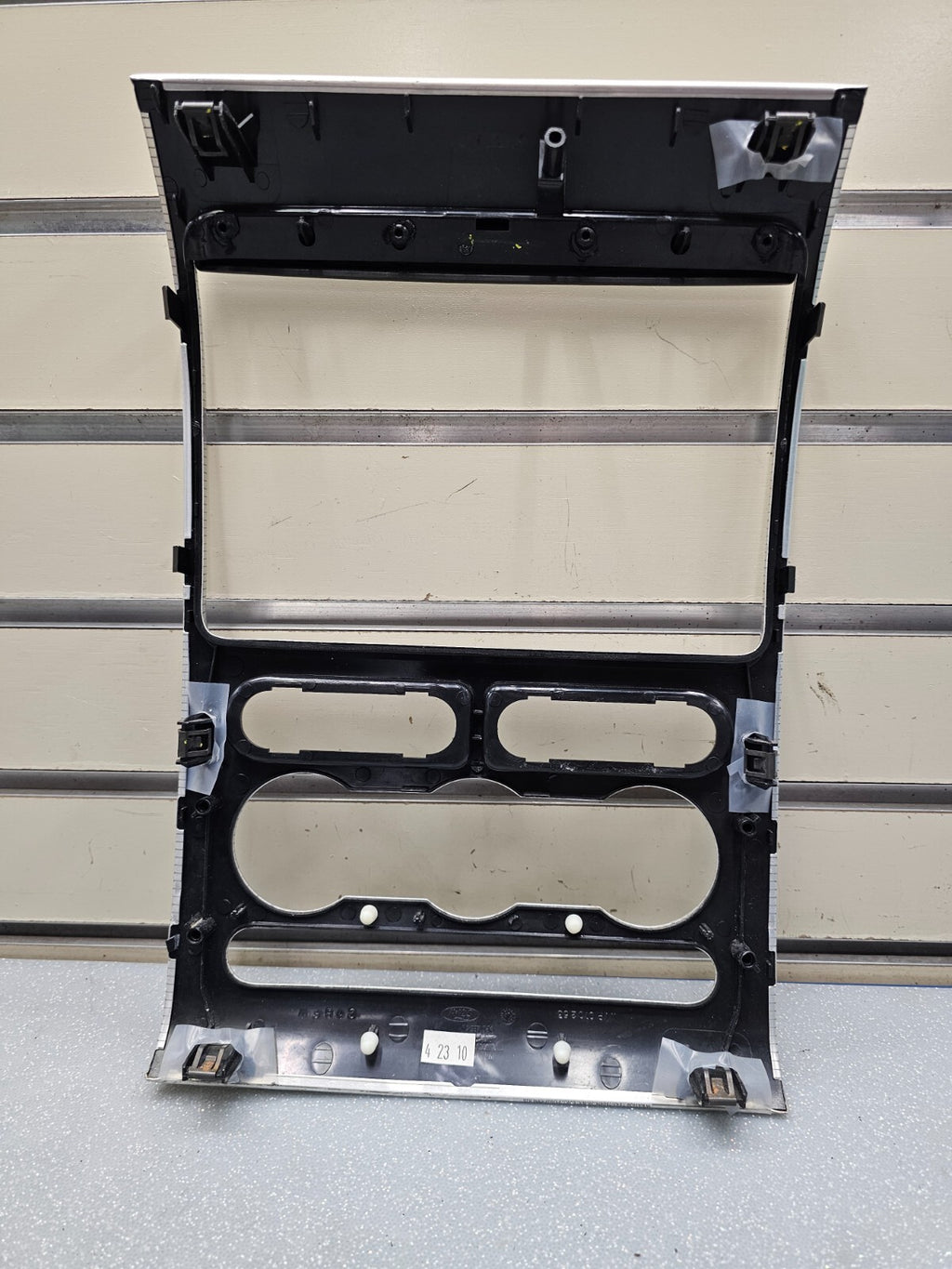 🔥07-10 Ford Edge Front Center Dash Bezel Radio Storage Climate Control SILVER