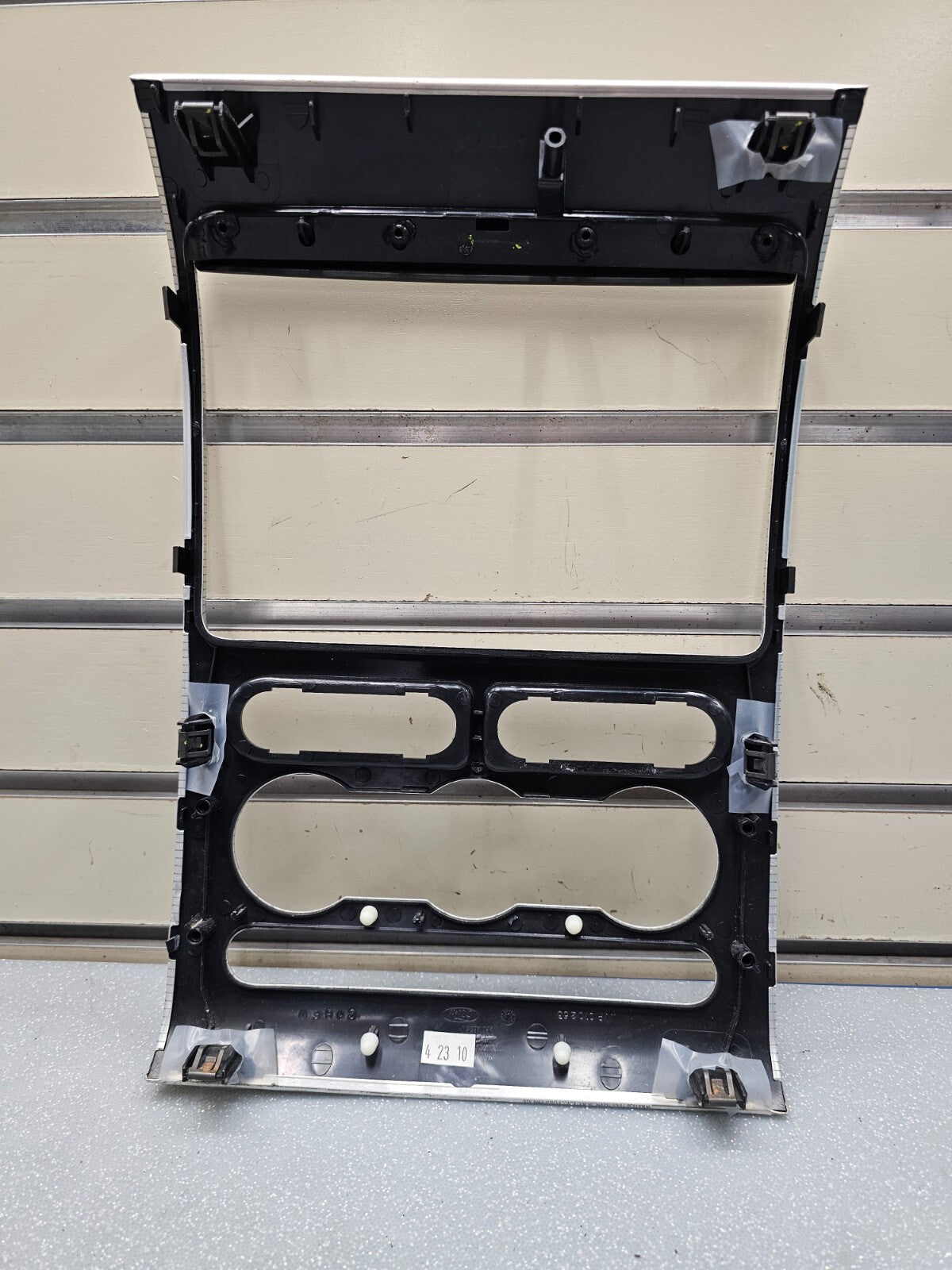 🔥07-10 Ford Edge Front Center Dash Bezel Radio Storage Climate Control SILVER