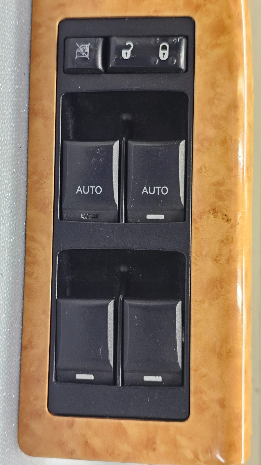 🔥07-14 Charger Dakota Chrysler 200 Left Driver Master Window Switch Lock Wood