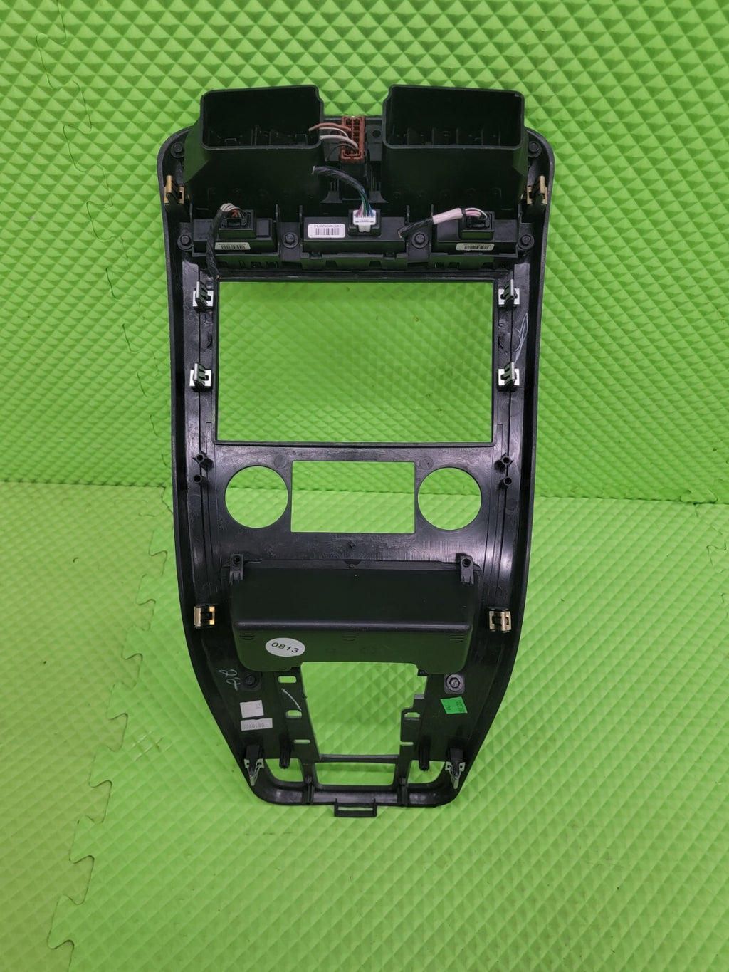 07-09 Equinox Center Dash Radio Climate Stereo Bezel Trim Panel SILVER/BLACK B43
