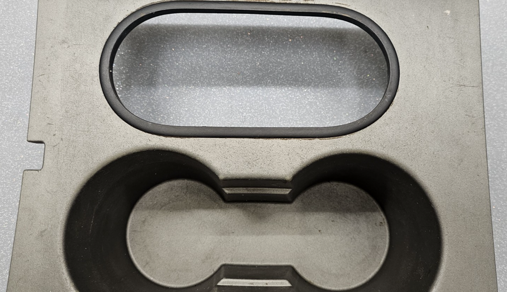 🔥04-08 Ford F150 Center Floor Console Shifter Shift Bezel Cup Holder Gray OEM