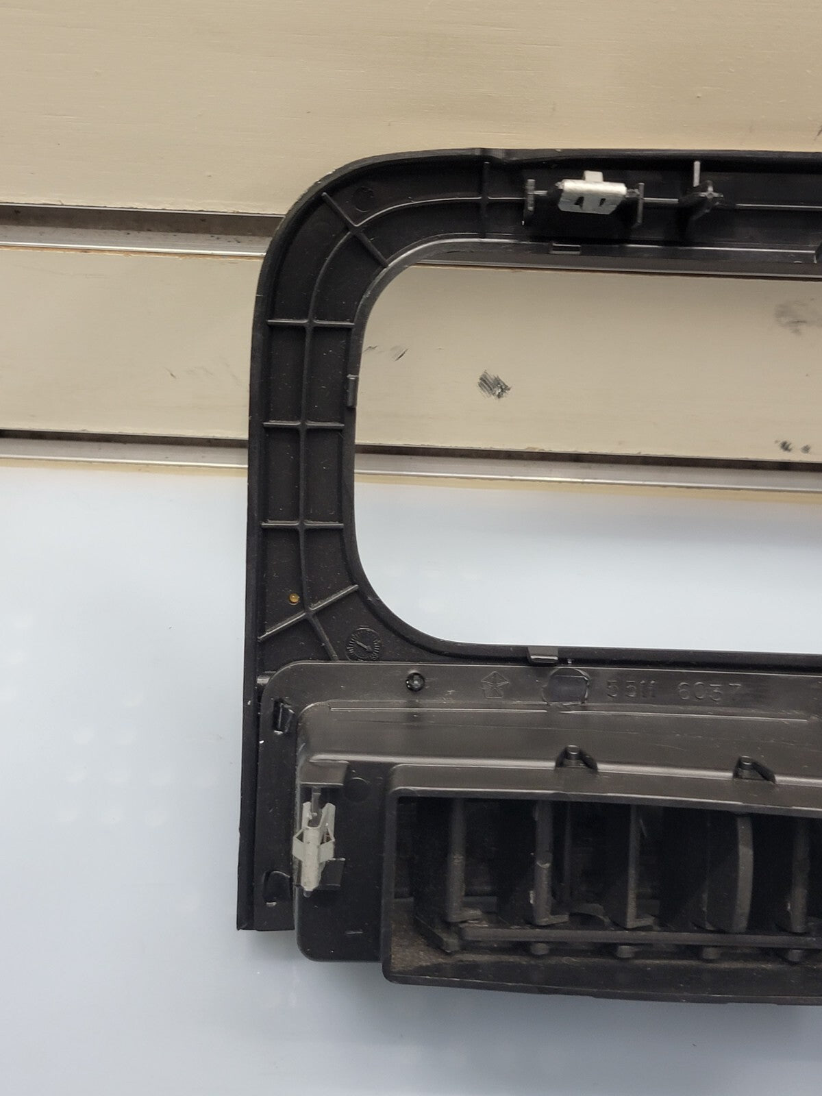 🔥99-04 Jeep Grand Cherokee Center Dash RADIO Bezel A/C Air Vent Trim silver