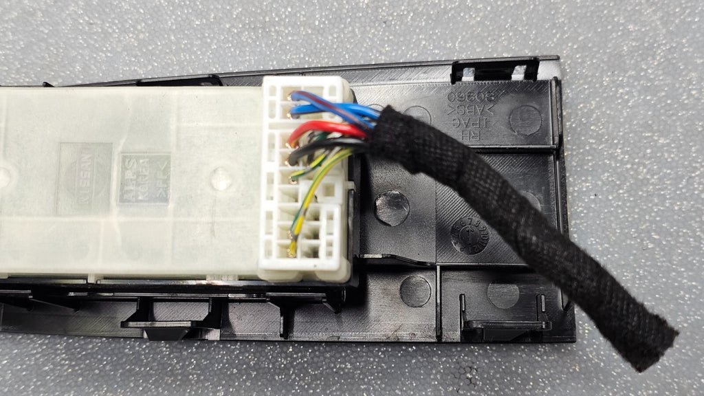 🔥07-12 NISSAN ALTIMA FRONT RIGHT PASSENGER DOOR WINDOW SWITCH LOCK WOOD OEM