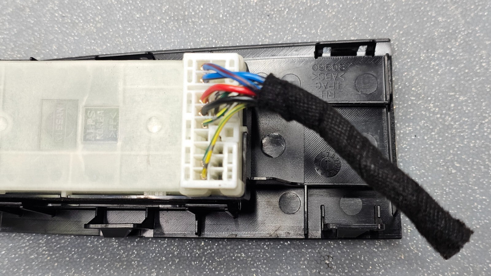 🔥07-12 NISSAN ALTIMA FRONT RIGHT PASSENGER DOOR WINDOW SWITCH LOCK WOOD OEM
