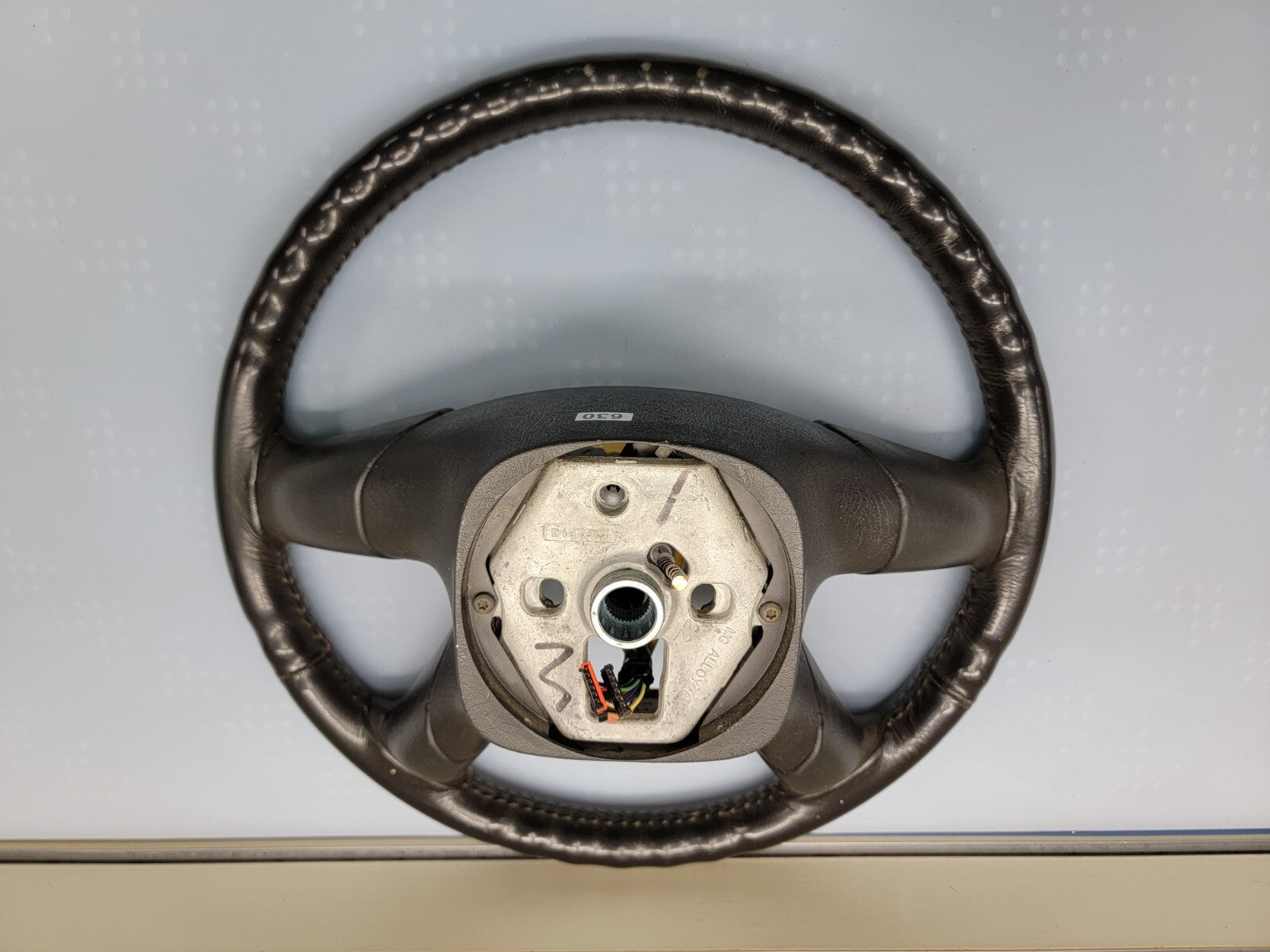🔥03-06 SILVERADO SIERRA YUKON TAHOE SUBURBAN STEERING WHEEL LEATHER BLACK