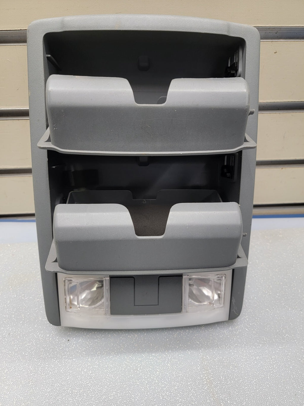 🔥09-14 Ford F150 Expedition Overhead Console Dome Map Light Storage Gray OEM