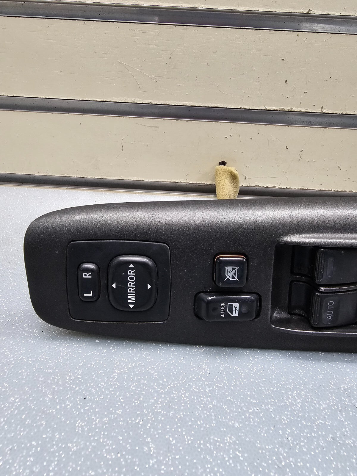 02-06 Toyota Camry Front Left Driver Master Power Window Switch Assembly Black
