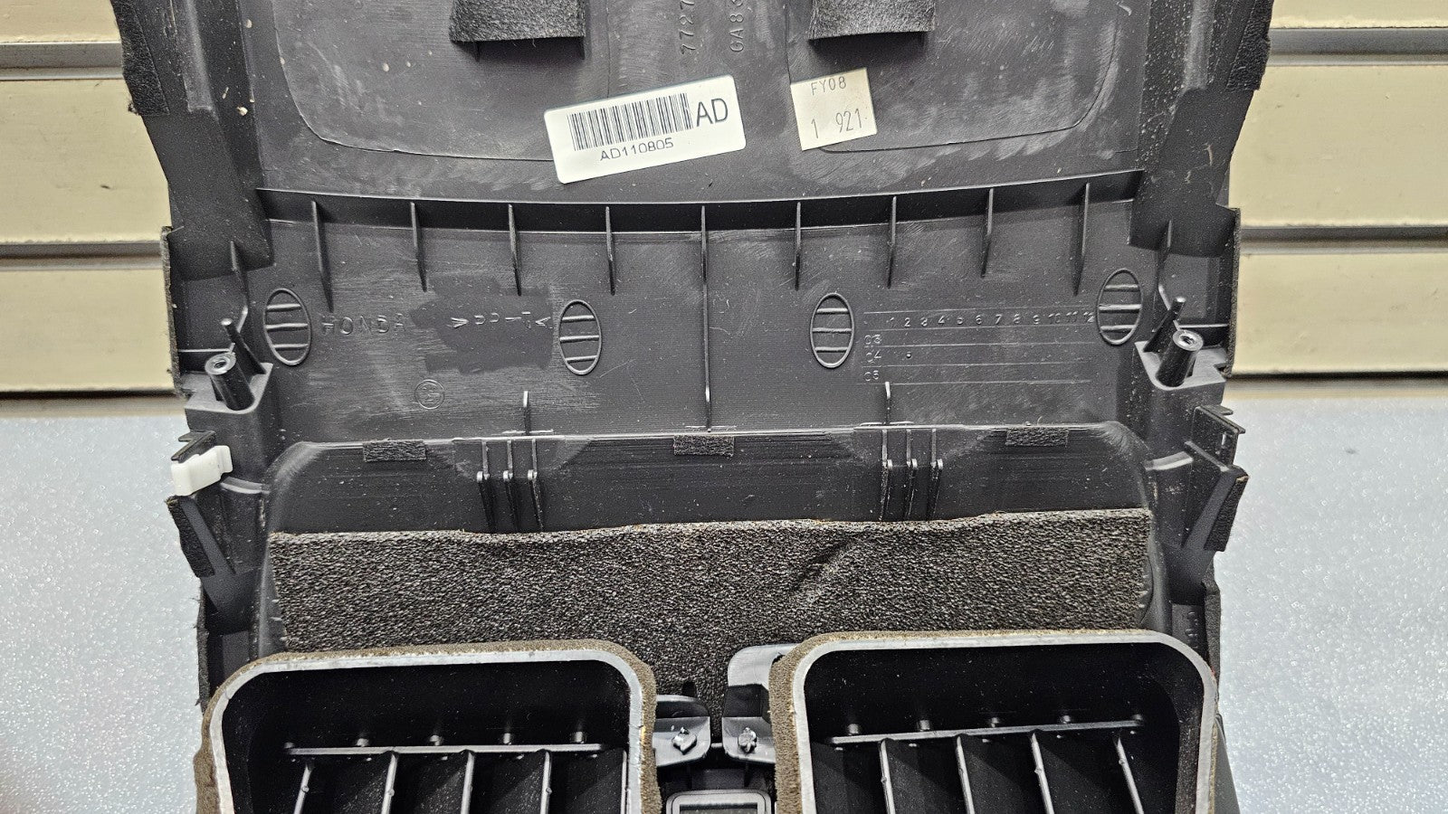 🔥03-07 Honda Accord Center Dash Bezel A/C Air Vents Panel Trim OEM BLACK VT32