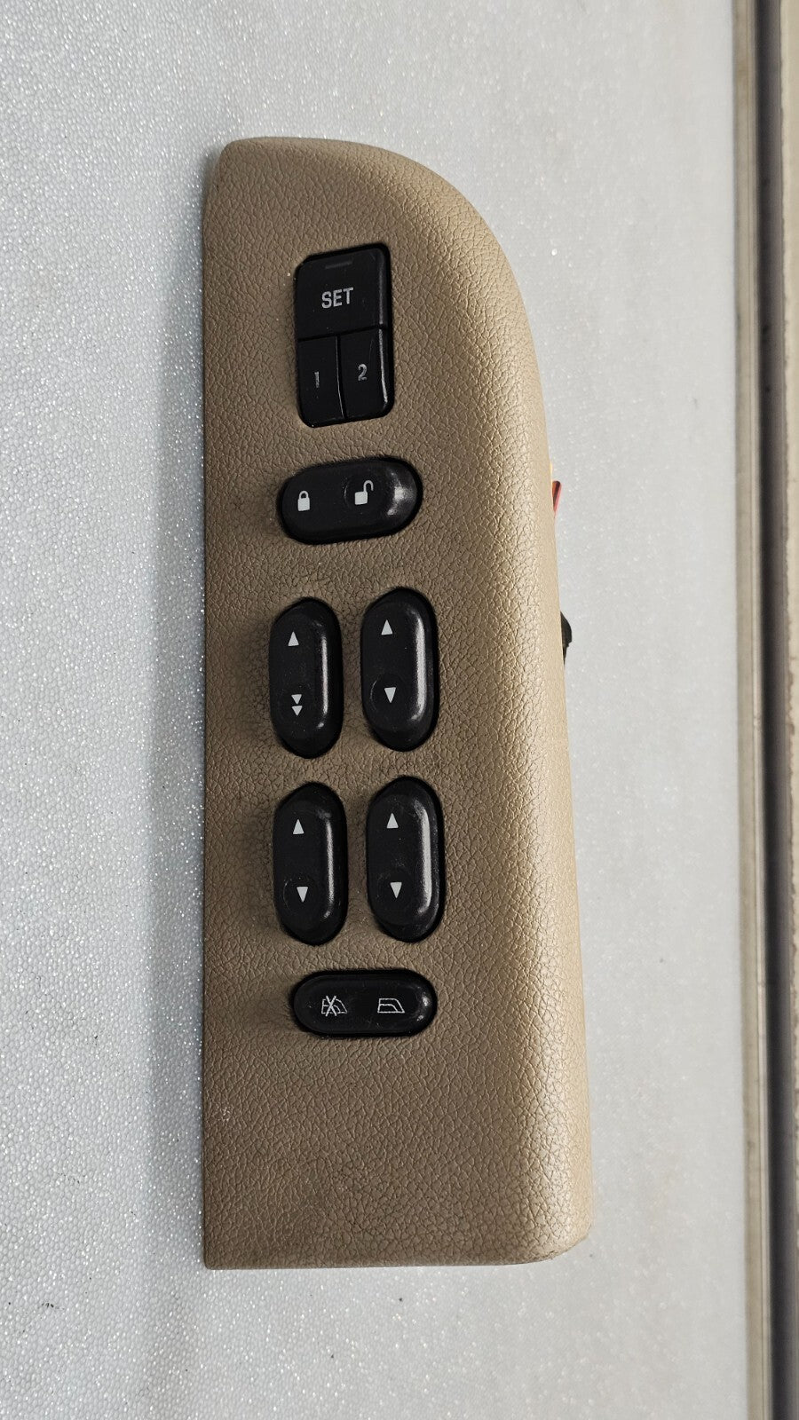 03-06 Ford Expedition Left Driver Master Door Window Control Switch Assembly Tan