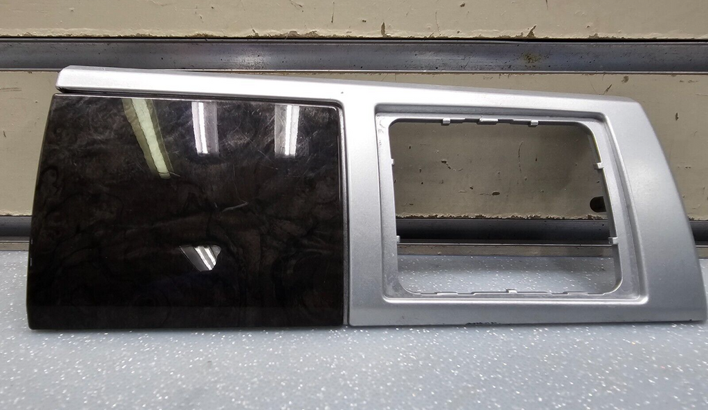 🔥08-10 Grand Caravan Town Country Dash Headlight Switch Bezel Trim Silver/Wood
