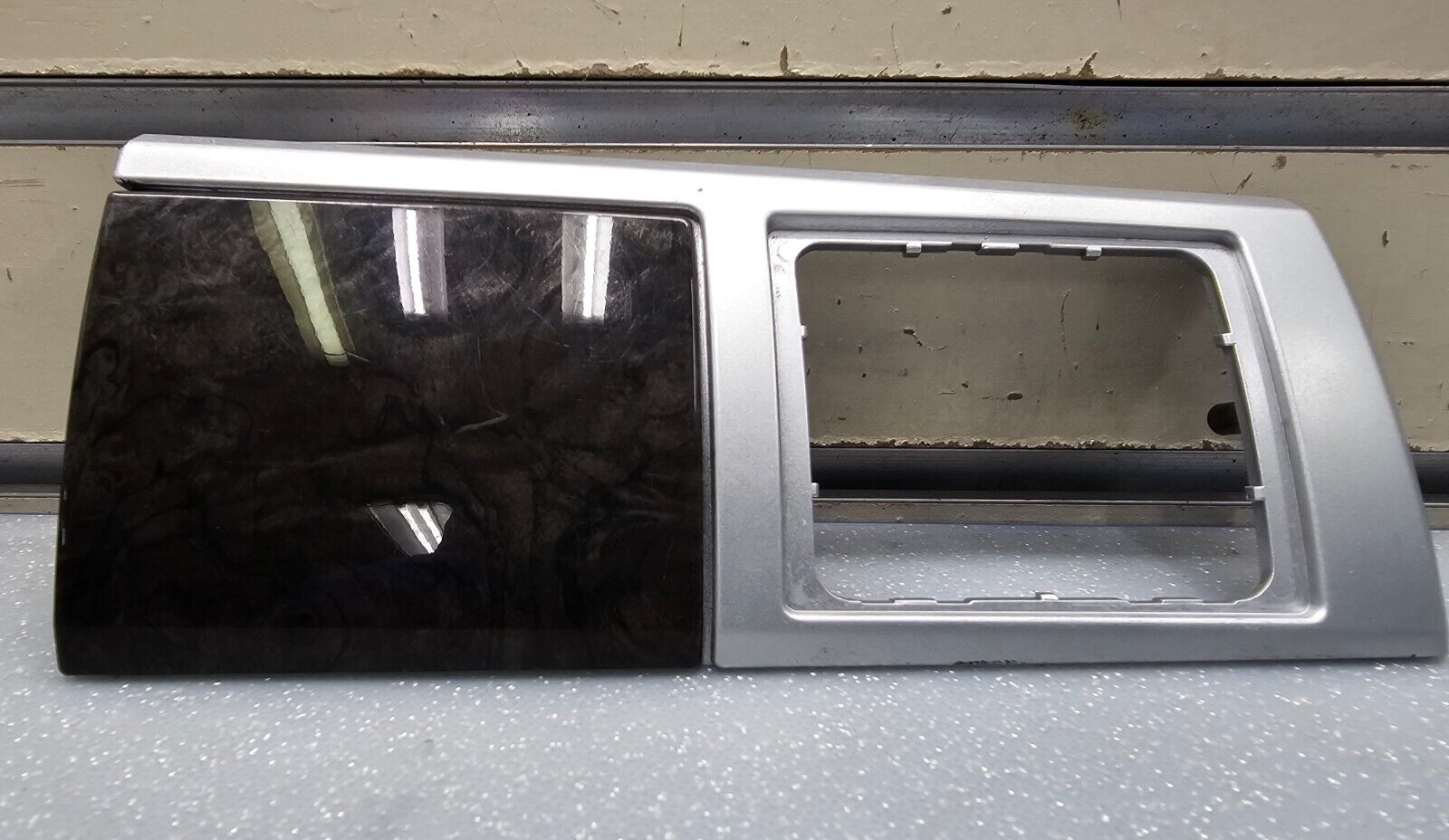 🔥08-10 Grand Caravan Town Country Dash Headlight Switch Bezel Trim Silver/Wood