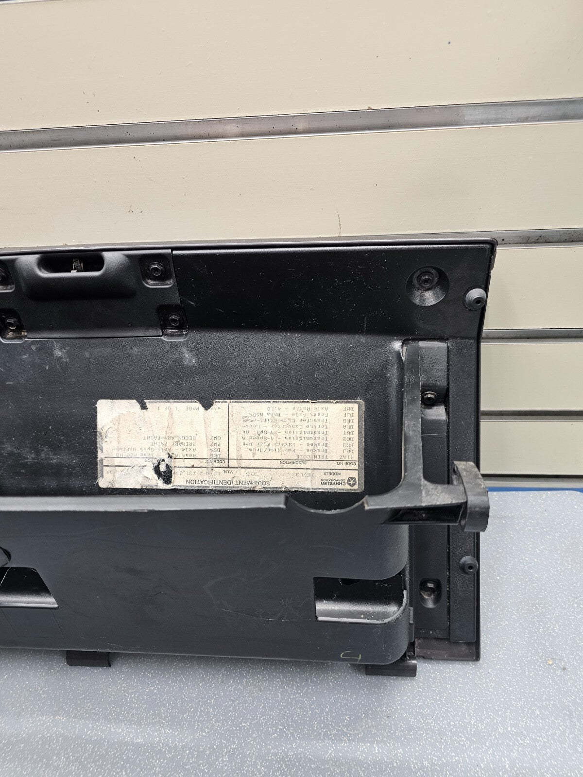 🔥98-01 Dodge RAM Dash GLOVE BOX Storage Compartment Door Lid Assembly BLACK G21
