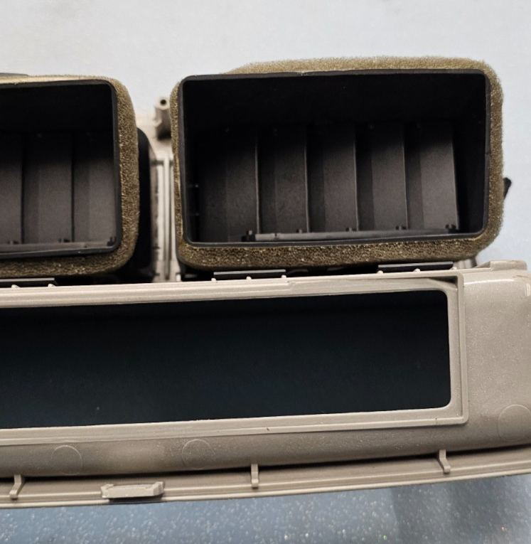 🔥08-12 FORD ESCAPE DASH CENTER Air Vents Bezel Heater Conditioning Silver/Black