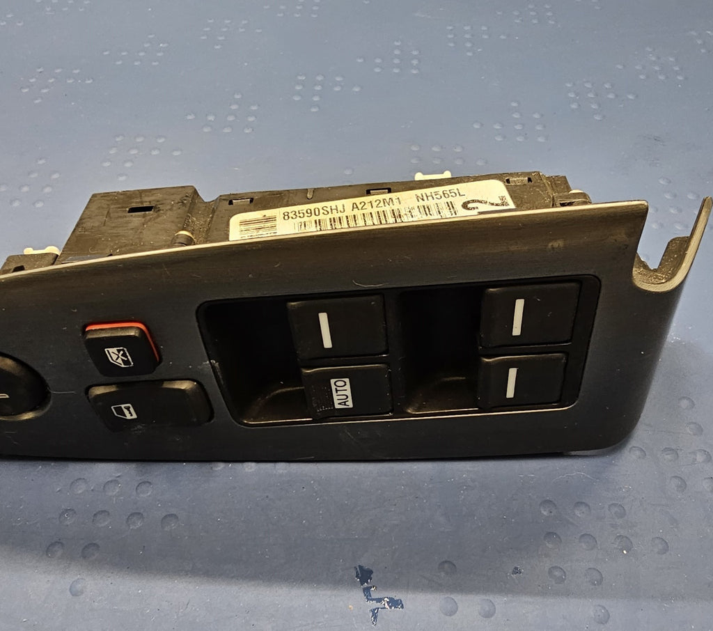 🔥05-10 Odyssey LH Left Driver Master Door Power Window Switch Push Pull Silver