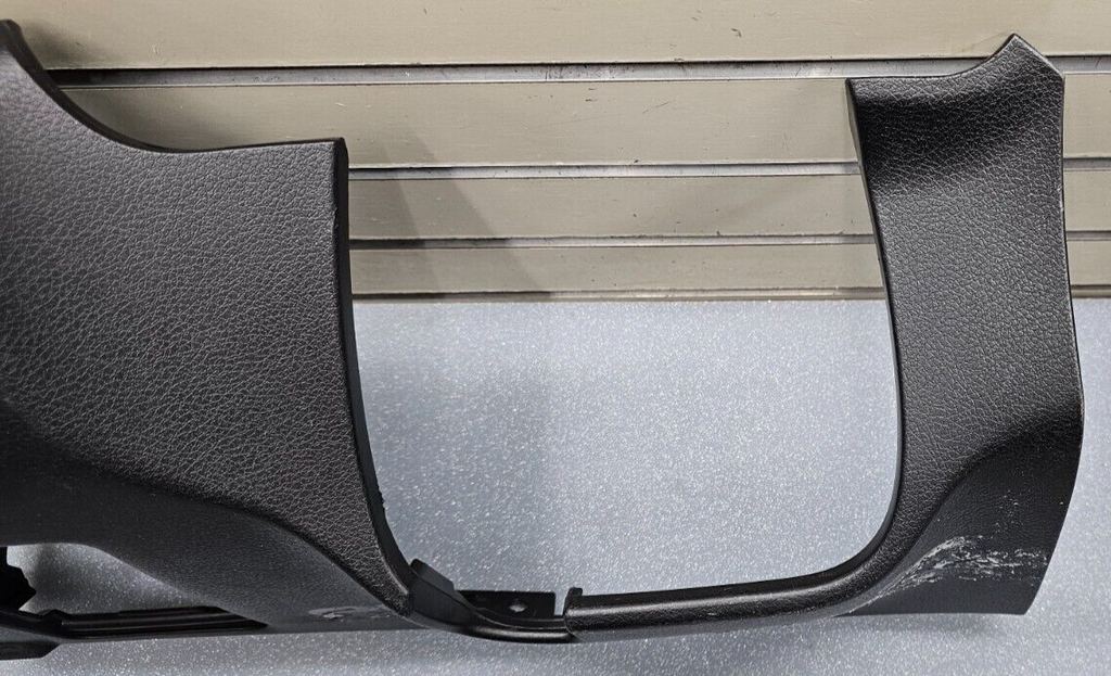 08-14 Impreza WRX STI Left Driver Dash Kick Panel Under Lower Column Cover Black