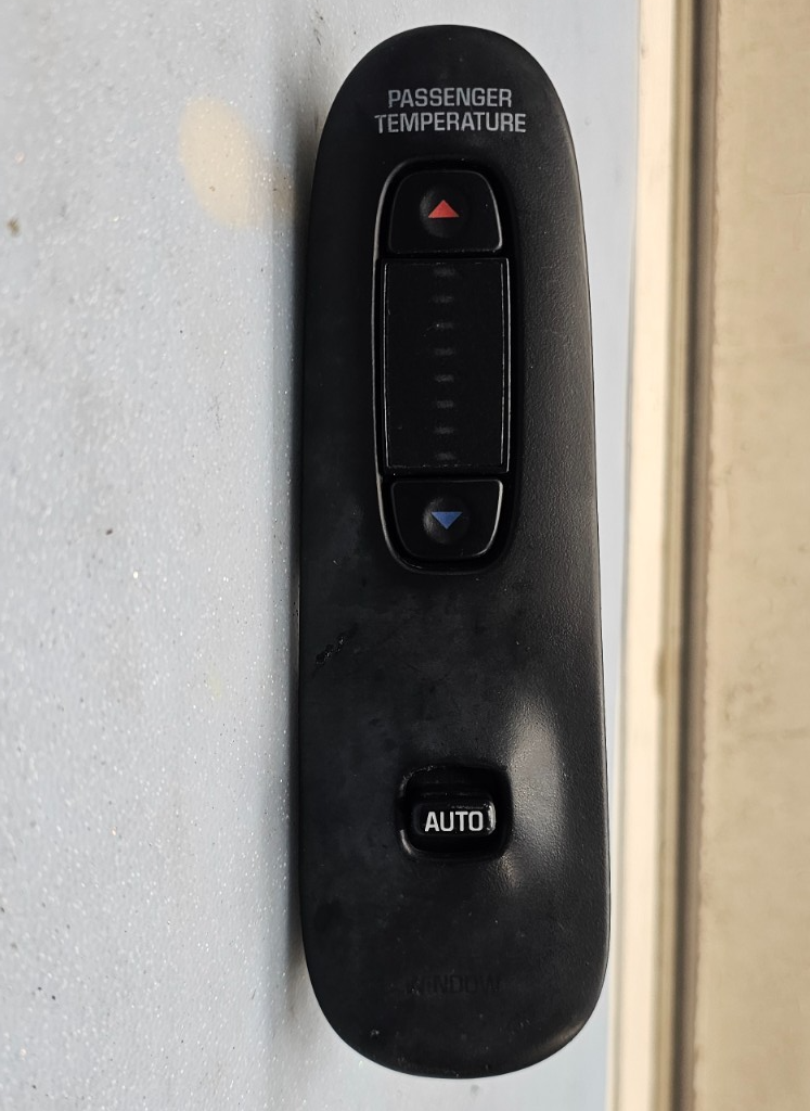 🔥00-05 LeSabre Passenger Door Window Switch Climate Temperature Control Black
