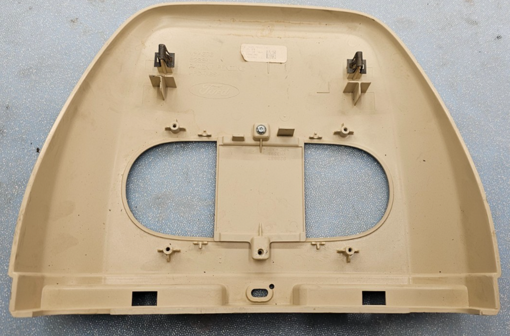 🔥04-08 Ford F-150 Overhead Console Front Center Dome Map Lights Roof Rail TAN