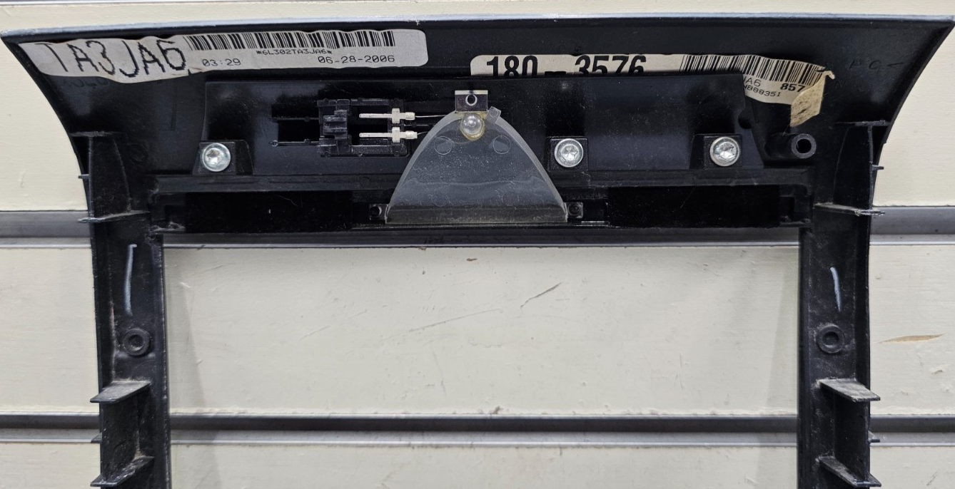 🔥04-08 F150 Dash AM FM Radio Stereo Climate Bezel Trim Panel Carbon Fiber Black