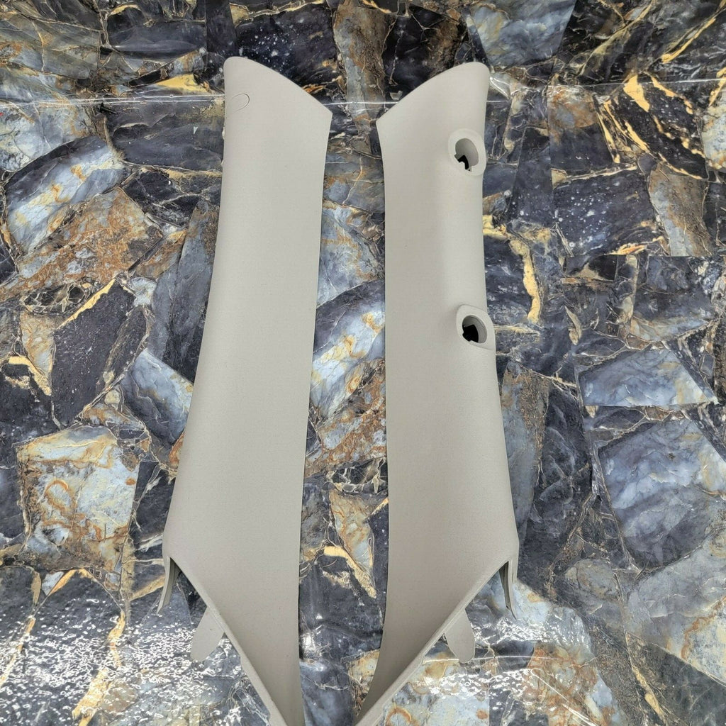 🔥07-13 Silverado Sierra A Pillar Roof Molding LEFT & RIGHT SET Grab Lt GRAY P2