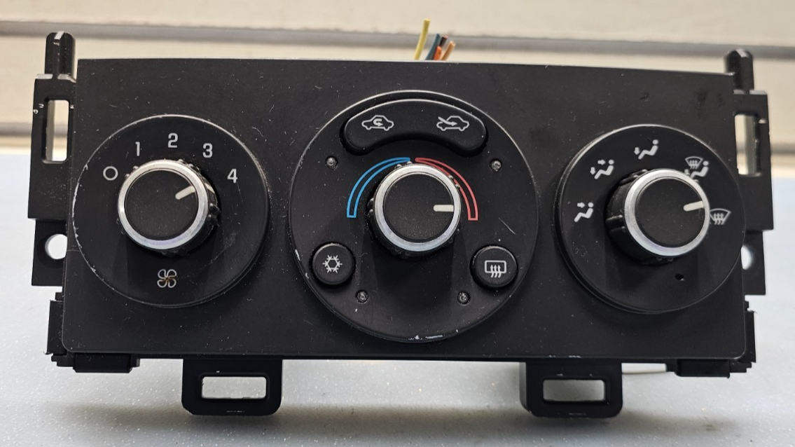 🔥04-07 Malibu Climate Control Dash AC A/C HVAC Heater Temperature Panel Black