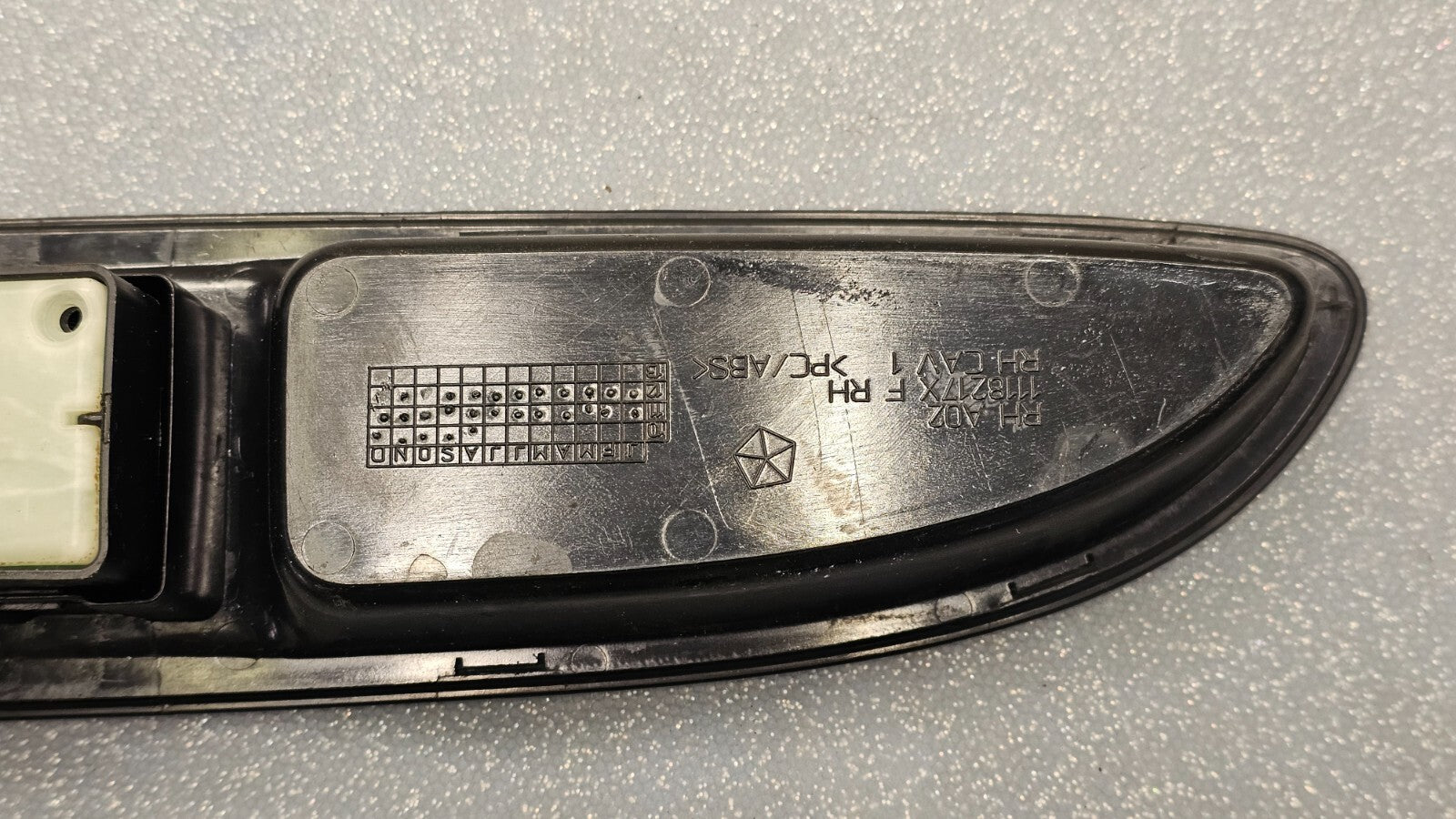 🔥11-17 Chrysler 200 Compass Right Passenger Power Window Control Switch Black