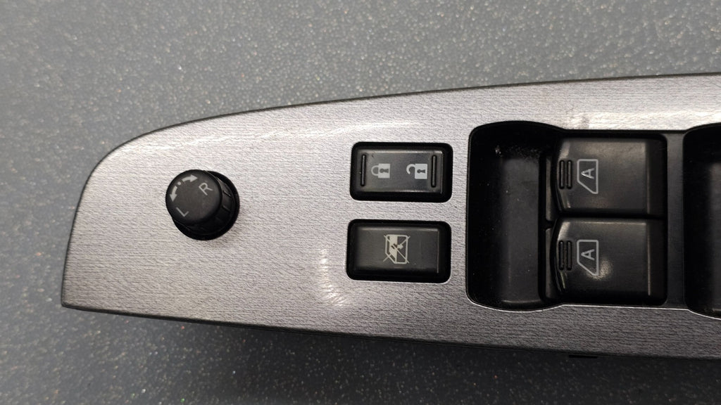🔥07-12 ALTIMA LEFT DRIVER MASTER POWER WINDOW CONTROL SWITCH ASSEMBLY SILVER