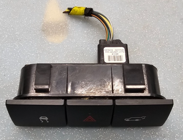 🔥07-14 Expedition Traction Control Hatch Hazard Light Switch Assembly Black