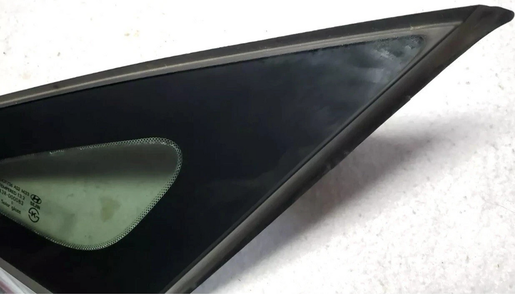 🔥11-14 Hyundai Sonata Right Passenger Quarter Glass w/ Chrome Strip OEM