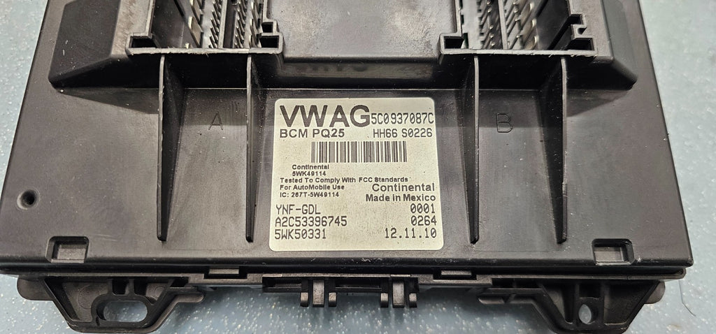 🔥11-14 VolksWagen VW Jetta Front Body Computer Control Module BCM BCU Unit OEM