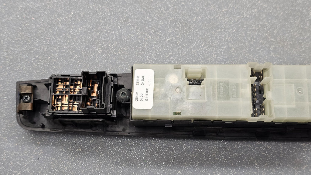 07-10 Nissan Sentra Front Left Driver Master Power Window Switch Assembly Black