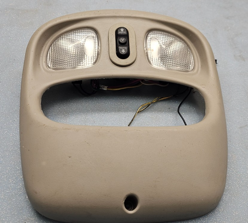 🔥06-08 Dodge Ram 1500 2500 Digital Overhead Console Display Dome Map TAN 06