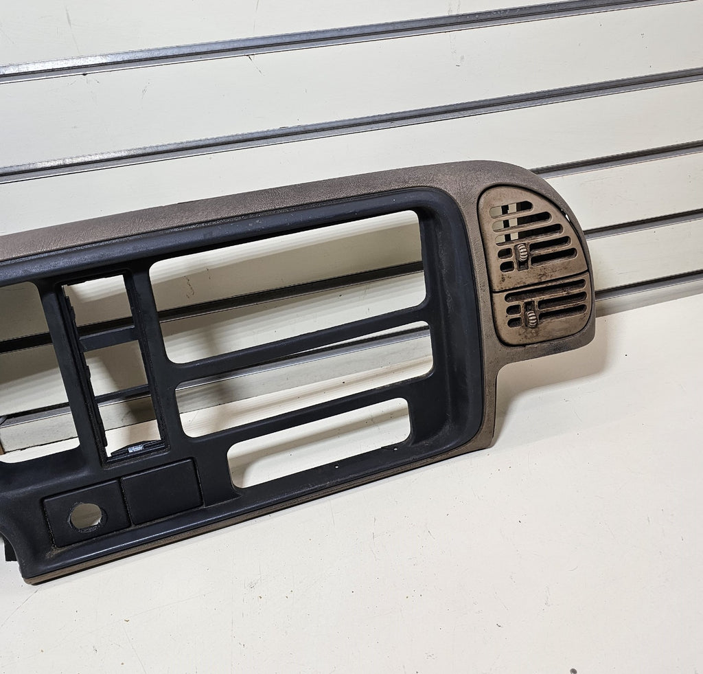 95-99 CHEVY GMC TRUCK SILVERADO CK Cluster Gauge Speedo Dash Bezel DK TAN