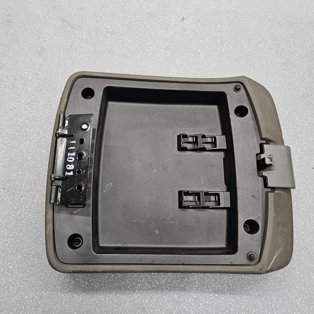 🔥06-15 Frontier Xterra Center Console Door Lid Armrest Top Pad Storage Gray OEM