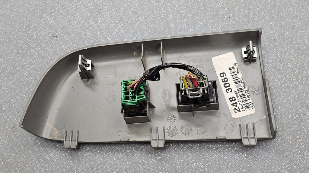 🔥04-08 Ford F150 Right Passenger Power Window 2 Door Switch Control Gray WS24