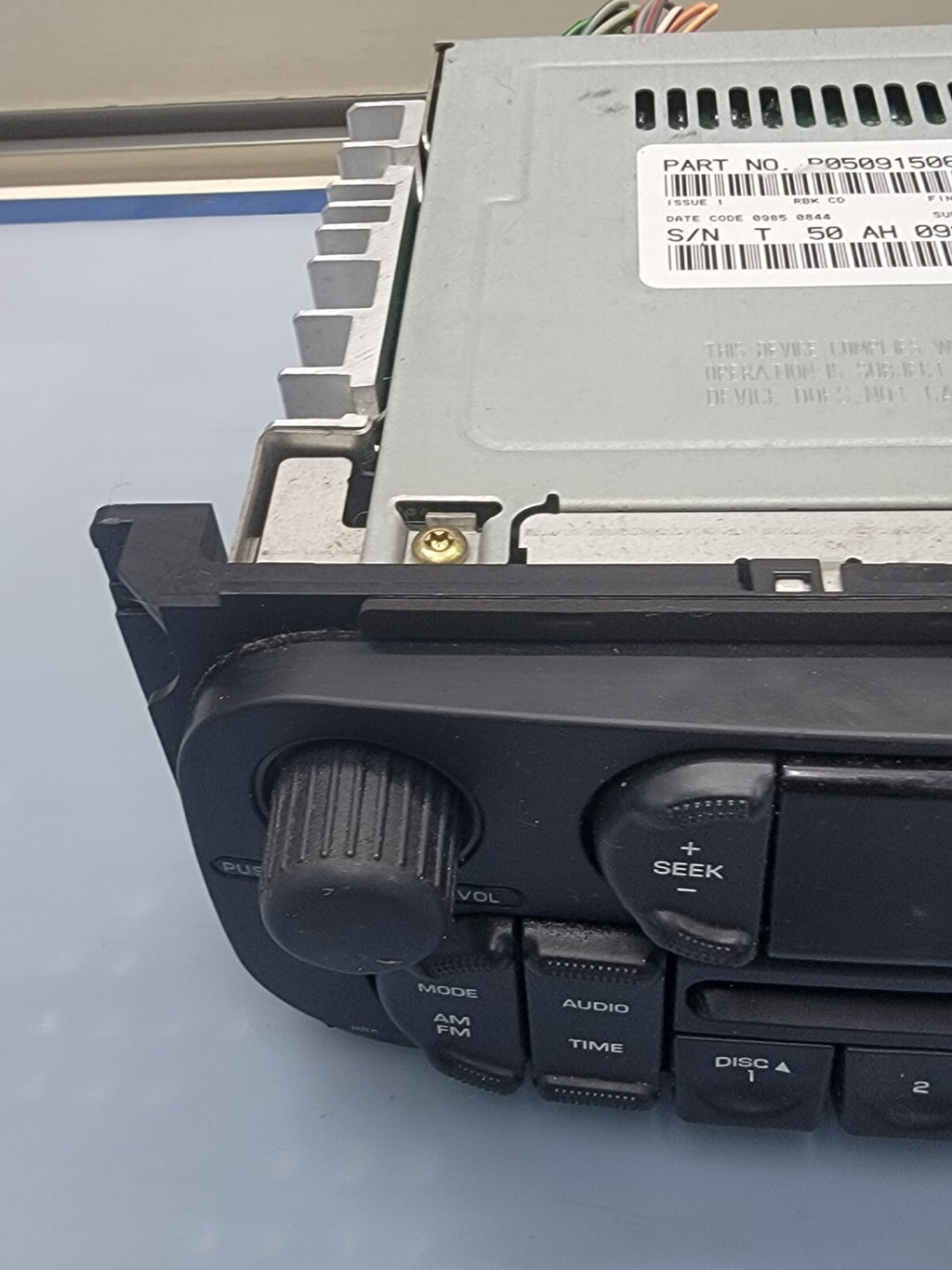 02-07 Chrysler Jeep Dodge Car Truck Radio AM FM CD Player RBK Digital