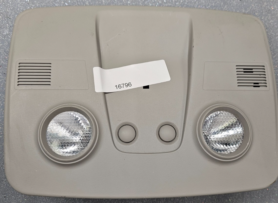 🔥07-15 Chevy Traverse Acadia Outlook Overhead Console Dome Map Light Lamp Gray