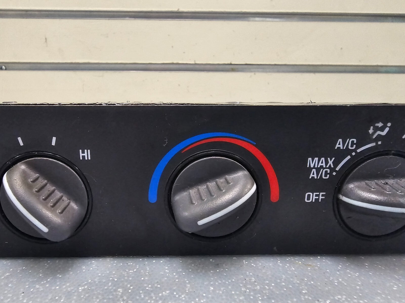 🔥01-07 Express Savana Dash AC A/C HVAC Heater Temperature Climate Control Black