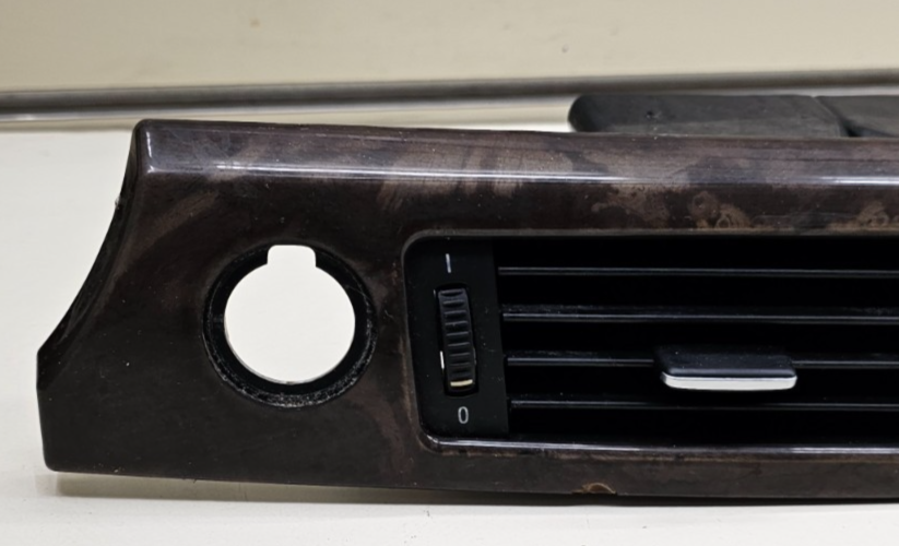 🔥06-13 BMW E90 E92 FRONT RIGHT PASSENGER DASH TRIM PANEL VENT WALNUT WOODGRAIN