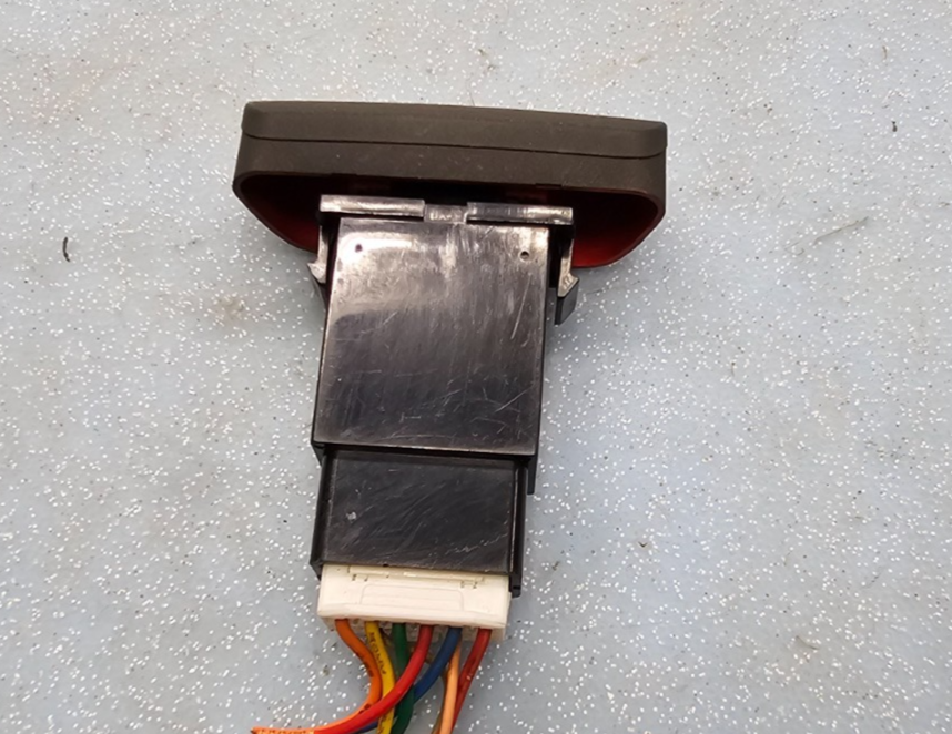🔥01-05 SONATA OPTIMA Hazard Warning Emergency Light Dash Flasher Switch Black